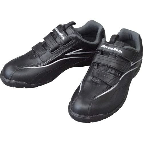 トラスコ中山 福山ゴム アローマックス61ブラック25.0(ご注文単位1足)【直送品】