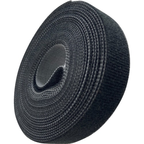 トラスコ中山 IM 多機能表示バンド 20mm*5M 無地 黒(ご注文単位1巻)【直送品】