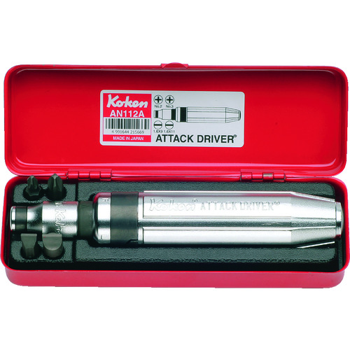 トラスコ中山 コーケン アタックドライバーセット 279-4730(ご注文単位1セット)【直送品】
