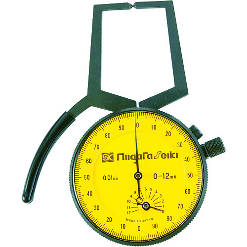 トラスコ中山 SK ダイヤルキャリパゲージ 測定範囲0~12mm 最小表示0.01mm(ご注文単位1個)【直送品】