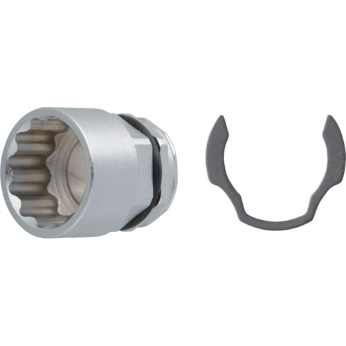 トラスコ中山 アネックス オフセットアダプター用ソケット17mm（ご注文単位1個）【直送品】