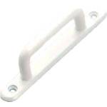 トラスコ中山 アイワ金属 NO.410取手 90mm ホワイト AP-401W(ご注文単位1個)【直送品】