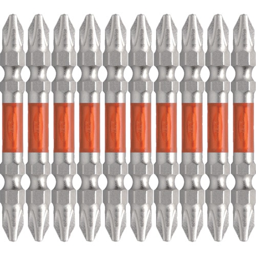 トラスコ中山 アネックス ハイパー龍靭ビット 両頭＋2×65 (10本入)（ご注文単位1パック）【直送品】