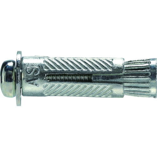 トラスコ中山 TRUSCO オールプラグボルト なべ頭 M4 16本入 (コンクリート・ブロック用アンカー/ねじ込み式)(ご注文単位1パック)【直送品】