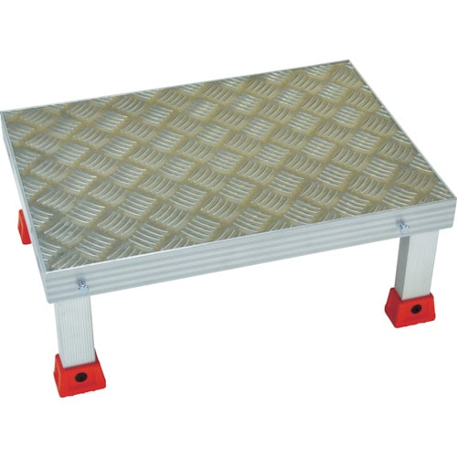 トラスコ中山 TRUSCO 連結式アルミステップ 500X350XH150(ご注文単位1台)【直送品】