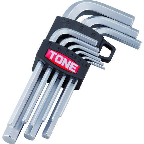 トラスコ中山 TONE マスターツール六角棒L形レンチセット（ご注文単位1セット）【直送品】