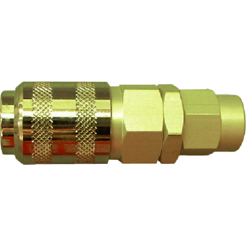 トラスコ中山 チヨダ 金属カップリング ハイコックソケット(ホース継手タイプ) 5mm×8mm(ご注文単位1個)【直送品】