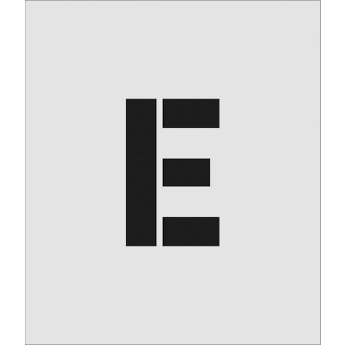 トラスコ中山 IM ステンシル E 文字サイズ150×95mm（ご注文単位1枚）【直送品】