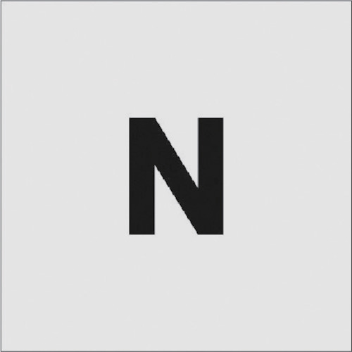 トラスコ中山 IM ステンシル N 文字サイズ50×40mm（ご注文単位1枚）【直送品】