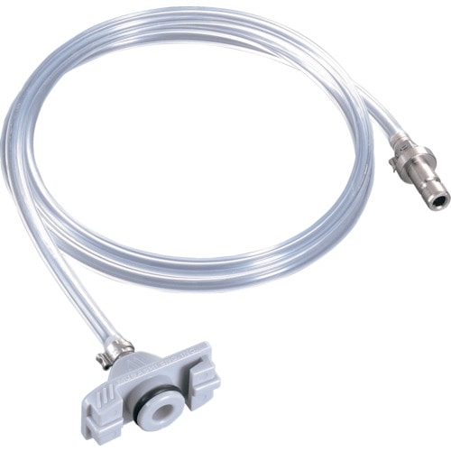 トラスコ中山 MUSASHI アダプターチューブ(ストッパー付)10mlシリンジ用 1m(ご注文単位1本)【直送品】