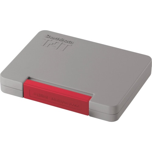 >トラスコ中山 シヤチハタ 強着スタンプ台 タート多目的用 中形 赤(ご注文単位1個)【直送品】