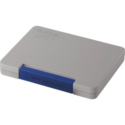 トラスコ中山 シヤチハタ 強着スタンプ台 タート多目的用 大形 藍(ご注文単位1個)【直送品】