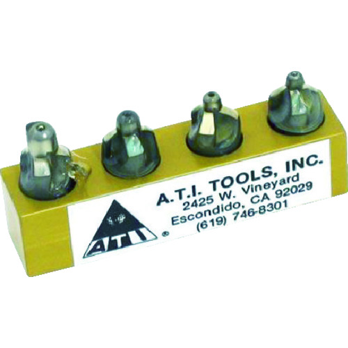 トラスコ中山 ATI カウンターシンクインテグラルパイロット3フルートセット(ご注文単位1セット)【直送品】