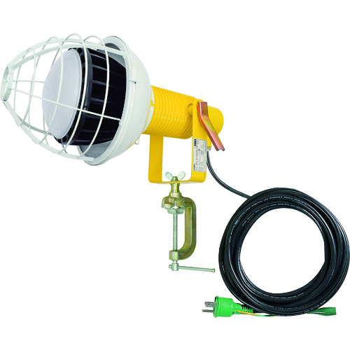 トラスコ中山 日動 エコビックLED投光器100W 作業用 ワイド 昼白色 アース付 電線5m(ご注文単位1台)【直送品】