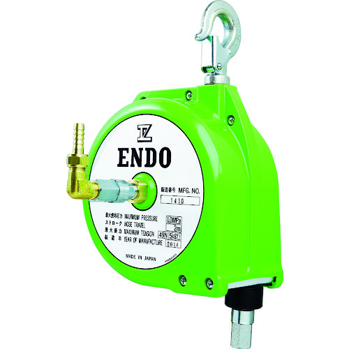 トラスコ中山 ENDO エアツールリール ATR-5 ホース内径10×外径14mm(ご注文単位1台)【直送品】