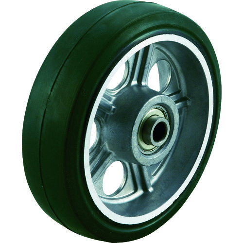 トラスコ中山 ユーエイ アルミホイルゴム車輪のみ 250φ(ご注文単位1個)【直送品】