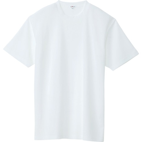 トラスコ中山 アイトス 吸汗速乾クールコンフォート 半袖Tシャツ男女兼用 ホワイト M(ご注文単位1着)【直送品】