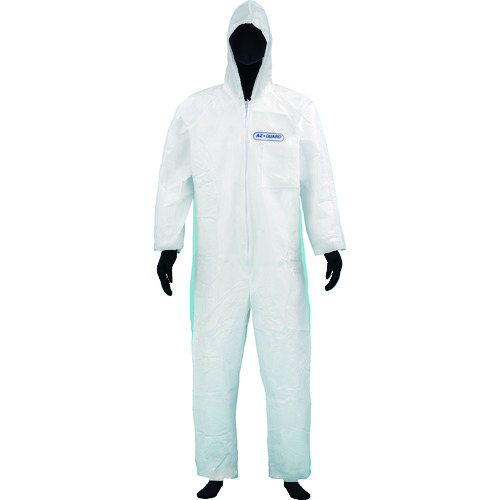 トラスコ中山 アゼアス 使い捨て保護服 SF製続服 AZ GUARD4000 LLサイズ(ご注文単位1着)【直送品】