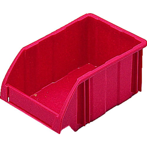 トラスコ中山 DIC B型コンテナ B-1 外寸:W197×D130×H90 赤(ご注文単位1個)【直送品】