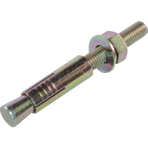 トラスコ中山 ケー・エフ・シー ホーク・アンカーボルトBタイプ スチール製M10 全長100(ご注文単位200本)【直送品】