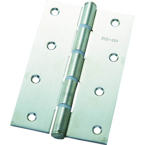 トラスコ中山 フジテック ステンレス丁番(SUS304) 1枚・厚口127mm(ご注文単位1個)【直送品】