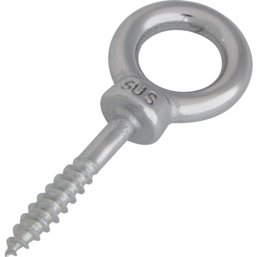 トラスコ中山 水本 ステンレス アイスクリュー 内径8.5mm 使用荷重0.15kN(ご注文単位1個)【直送品】