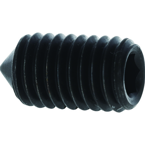 トラスコ中山 TRUSCO 六角穴付止めねじ とがり先 黒染め M8×16 23本入(ご注文単位1パック)【直送品】