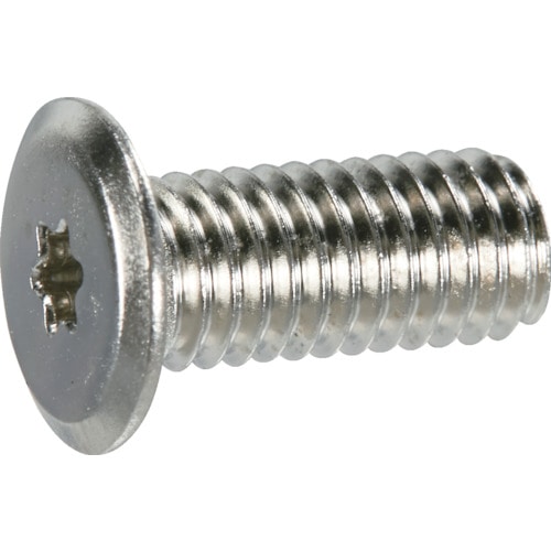 トラスコ中山 TRUSCO ヘックスローブ超極低頭ねじ ニッケル M3×6 60本入(ご注文単位1パック)【直送品】