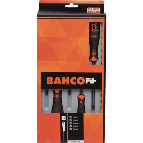 トラスコ中山 バーコ グリップドライバーセット 5本(ご注文単位1セット)【直送品】