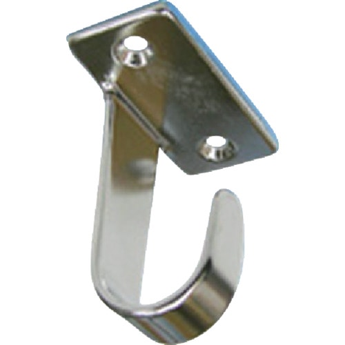 トラスコ中山 水本 ステンレス シートフックJ型 長さ27mm(ご注文単位1個)【直送品】