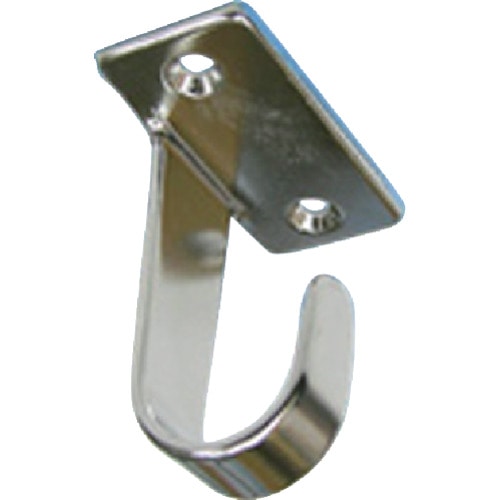 トラスコ中山 水本 ステンレス シートフックJ型 長さ47mm(ご注文単位1個)【直送品】