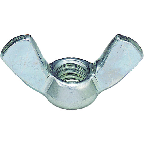 トラスコ中山 TRUSCO 圧造蝶ナット 2種 ユニクロ M3×0.5 75個入(ご注文単位1パック)【直送品】