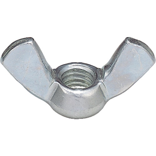 トラスコ中山 TRUSCO 圧造蝶ナット 2種 ユニクロ M6×1.0 56個入(ご注文単位1パック)【直送品】