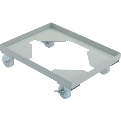 トラスコ中山 TRUSCO 箱台車 内寸550X390 ナイロン車 自在ストッパー付X2(ご注文単位1台)【直送品】