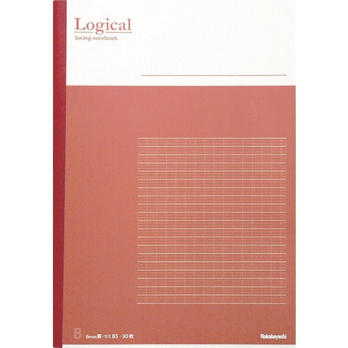 トラスコ中山 ナカバヤシ スイングロジカルノート5P B罫(ご注文単位1組)【直送品】