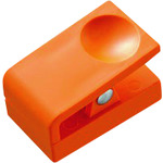 トラスコ中山 JTX 364386)マグネットクリッププラタイプ橙 B511J-O (ご注文単位1個)【直送品】
