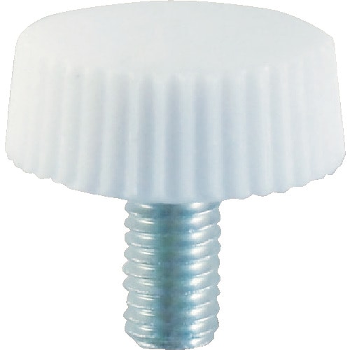 トラスコ中山 TRUSCO 化粧ビス NO.3 白 M6×10 10個入(ご注文単位1パック)【直送品】