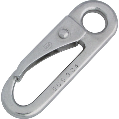 トラスコ中山 水本 ステンレス スナップフックDA型 長さ65mm(ご注文単位1個)【直送品】