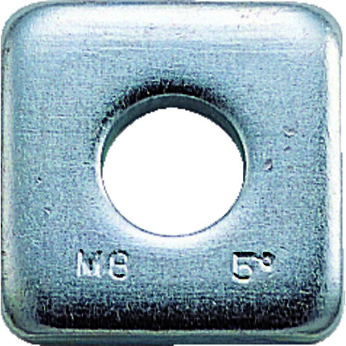 トラスコ中山 TRUSCO テーパーワッシャー ユニクロ M6(1/4) 18個入(ご注文単位1パック)【直送品】