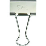 トラスコ中山 JTX 35485ダブルクリップシルバー 大10個 B550J-L10（ご注文単位1箱）【直送品】