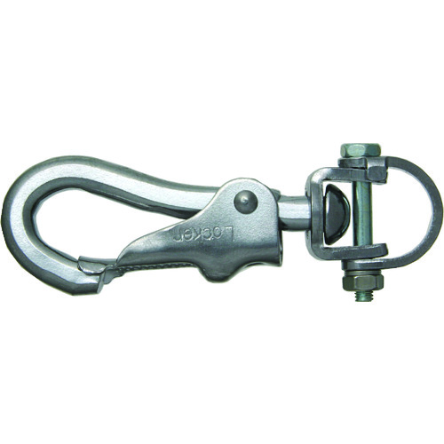 トラスコ中山 ニッサチェイン ステンレス ゴールドスナップH型 82mm(ご注文単位1個)【直送品】