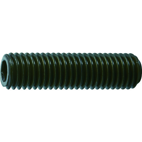 トラスコ中山 TRUSCO 六角穴付止めねじ 平先 黒染め M12×70 4本入（ご注文単位1パック）【直送品】