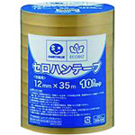 トラスコ中山 JTX 388545セロハンテープ 12mm×35m10巻 B637J(ご注文単位1パック)【直送品】