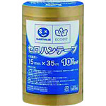 トラスコ中山 JTX 388546セロハンテープ 15mm×35m10巻 B638J(ご注文単位1パック)【直送品】