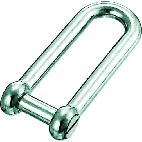 トラスコ中山 水本 ステンレス ロング沈みシャックル 長さ32mm 内幅8mm(ご注文単位1個)【直送品】