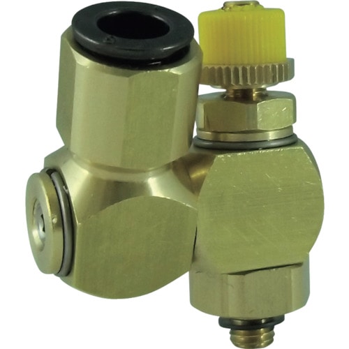 トラスコ中山 チヨダ フジスピードコントローラβ(金属)メーターアウト 6mm M5×0.8(ご注文単位1個)【直送品】