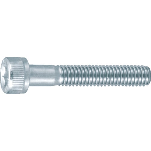 トラスコ中山 TRUSCO 六角穴付ボルト 三価白 半ネジ M4×45 13本入 /キャップボルト(CAP)(ご注文単位1パック)【直送品】