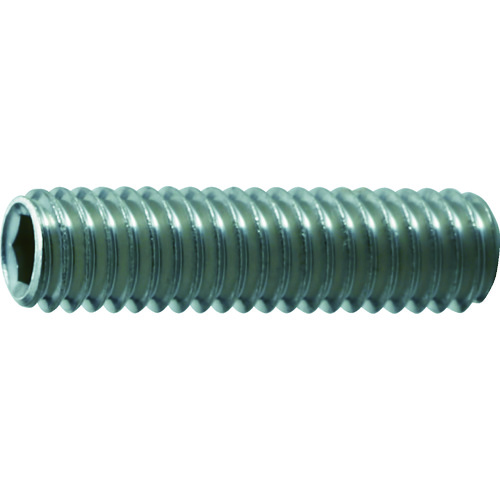 トラスコ中山 TRUSCO 六角穴付止めねじ 平先 ステンレス M4×6 55本入(ご注文単位1パック)【直送品】