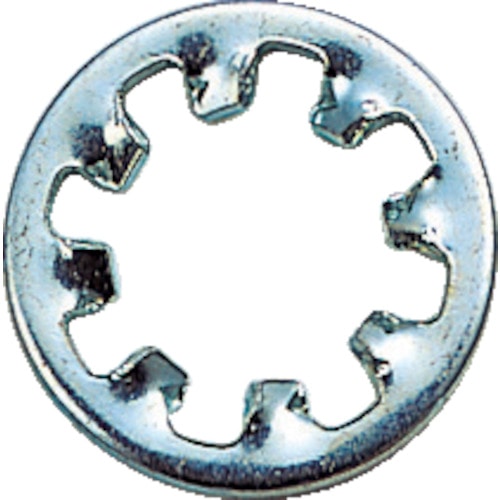 トラスコ中山 TRUSCO 内歯ワッシャー 三価白 M6 160個入(ご注文単位1パック)【直送品】