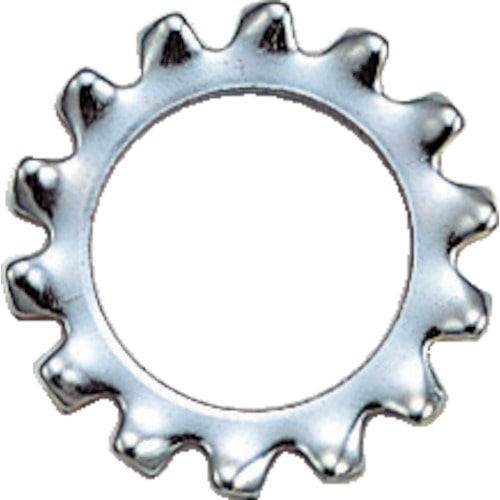 トラスコ中山 TRUSCO 外歯ワッシャー 三価白 M16 24個入(ご注文単位1パック)【直送品】